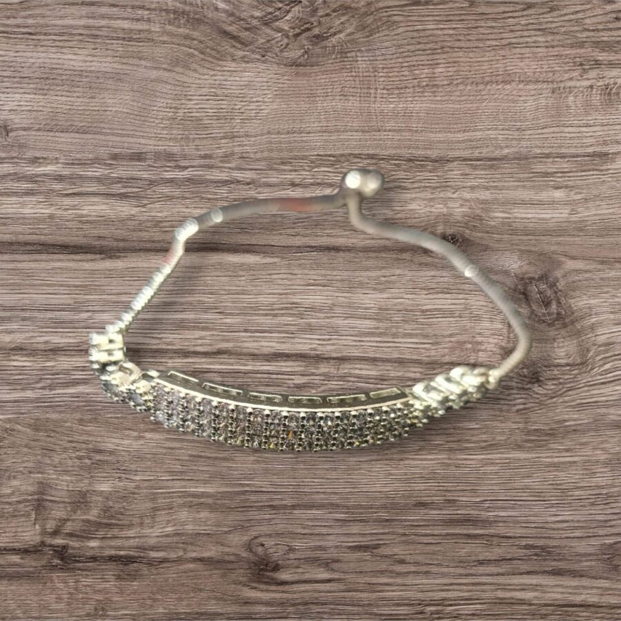 Silver Gleam Premium AD Bracelet
