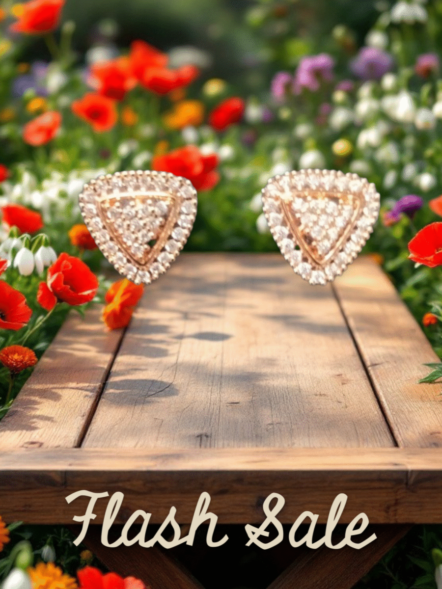 AD Earrings – Sparkle with Timeless Elegance