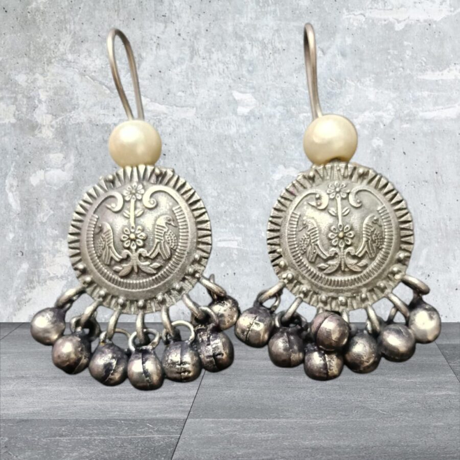 Traditional Handcrafted Brass Earrings by Ikshaya