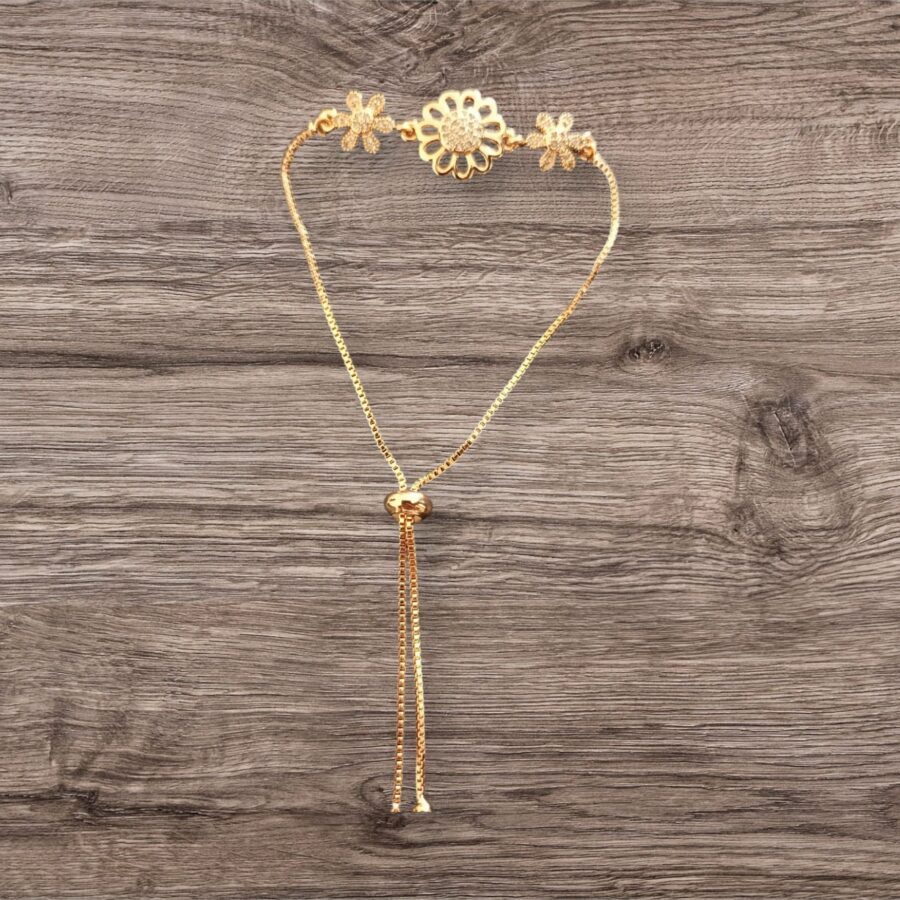 AD Adjustable Bracelet by Ikshaya – Sparkle with Comfort and Style