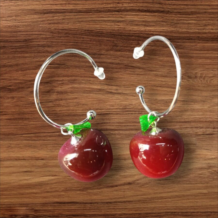 Cherry Bloom Drop Earrings