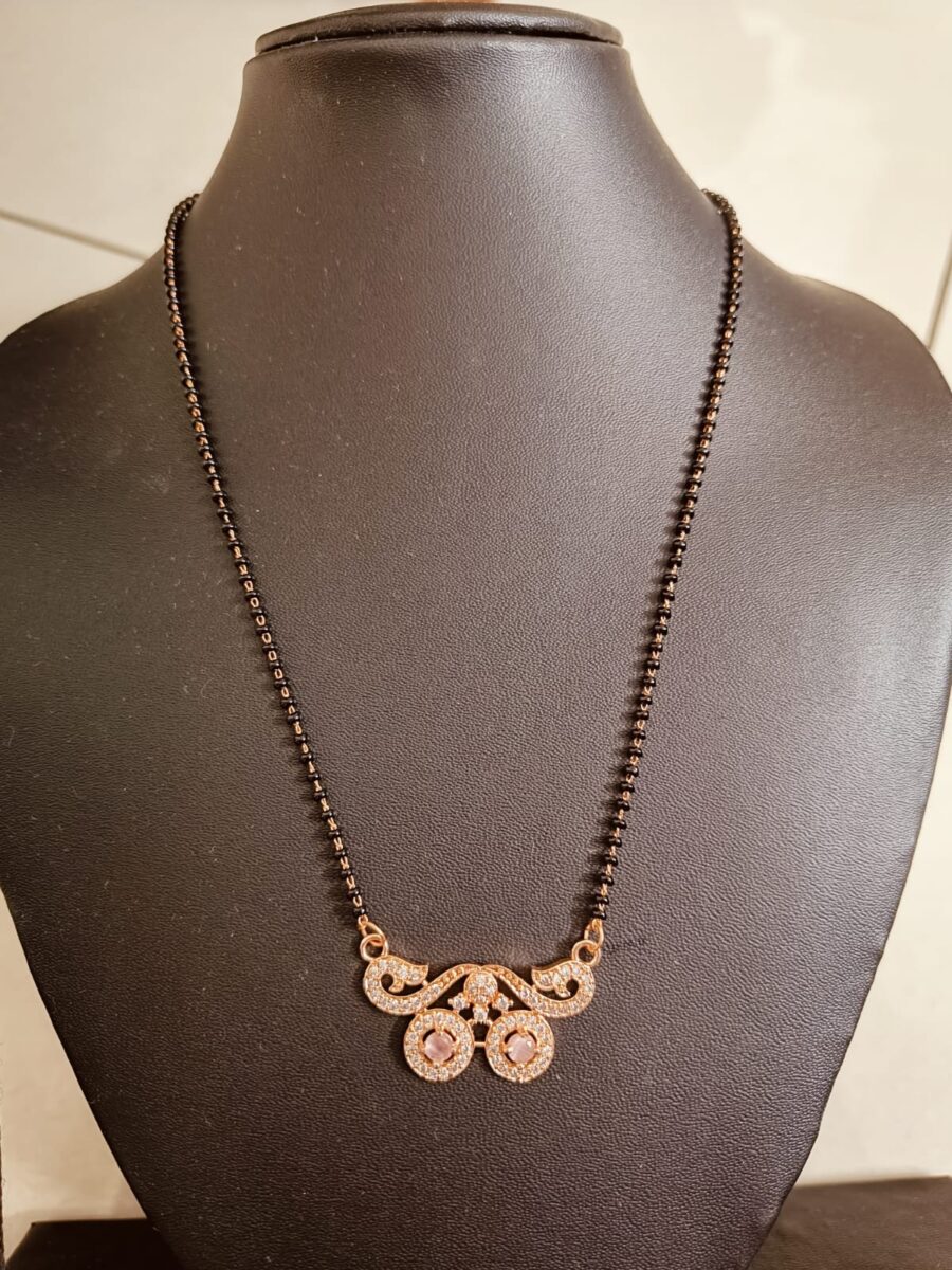 Golden Heritage AD Dye Gold Mangalsutra